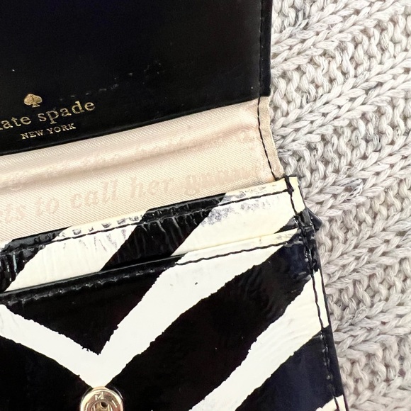 Kate Spade Black and White Wallet - Picture 5 of 12